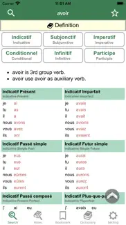 How to cancel & delete conjugation of french verb 4