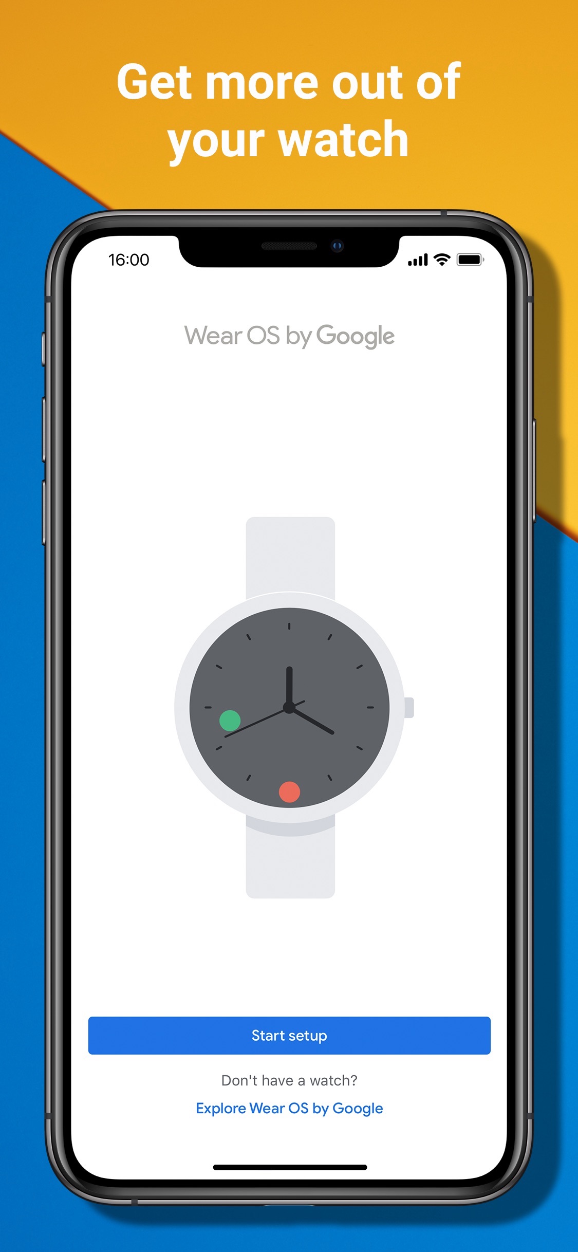 Screenshot do app Wear OS by Google