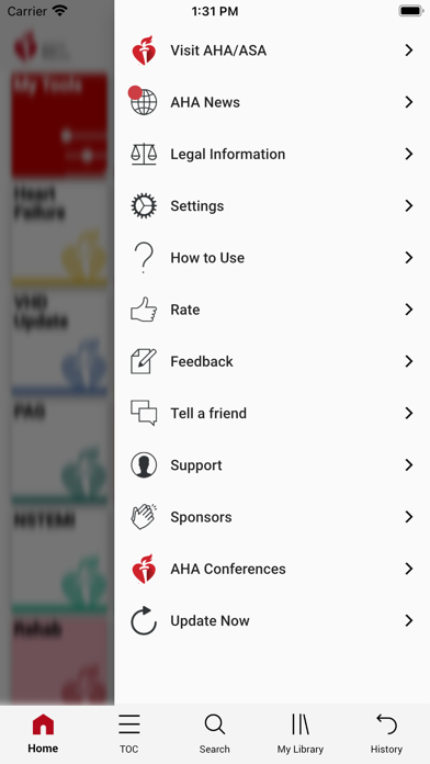 AHA Guidelines On-The-Go Screenshot