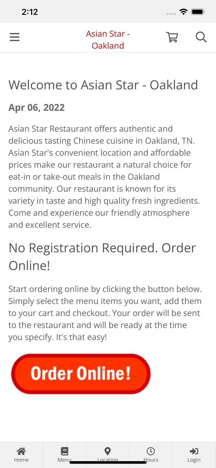 Asian Star - Oakland