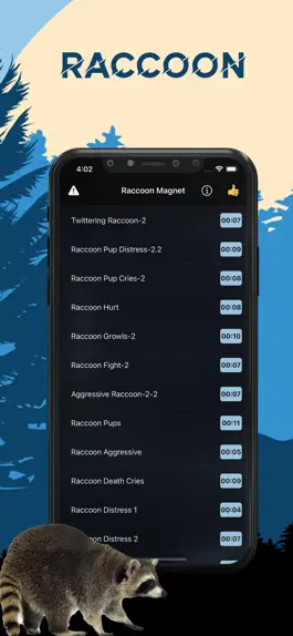 Game screenshot Raccoon Magnet–Raccoon Sounds mod apk