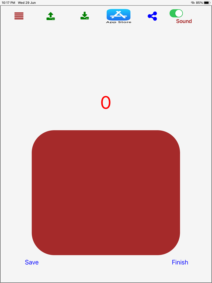 Counter with Data Saving