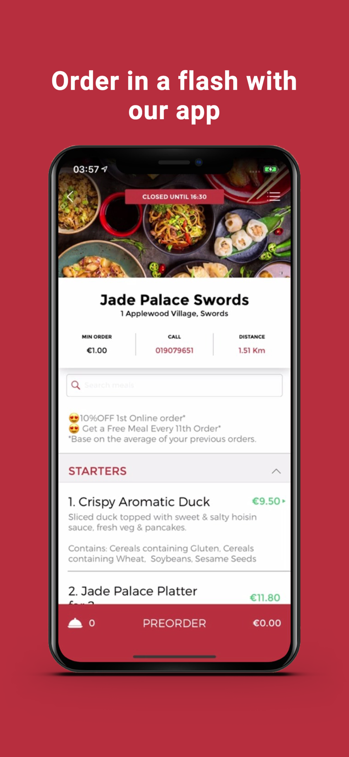Jade Palace Chinese and Thai App