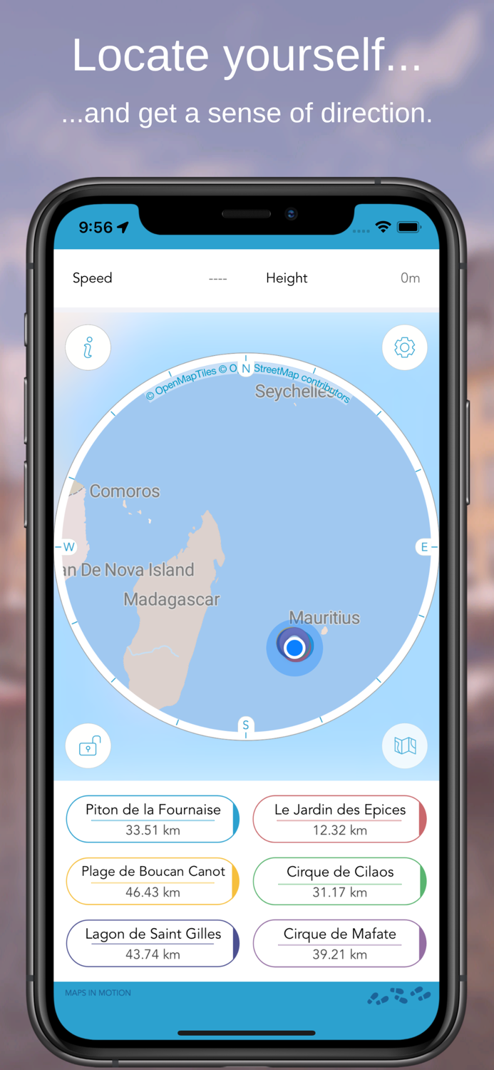 La Réunion OffLine Map