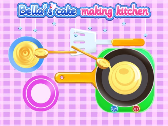 Bella's cake making kitchen iPad screenshot 9 - Entertainment app
