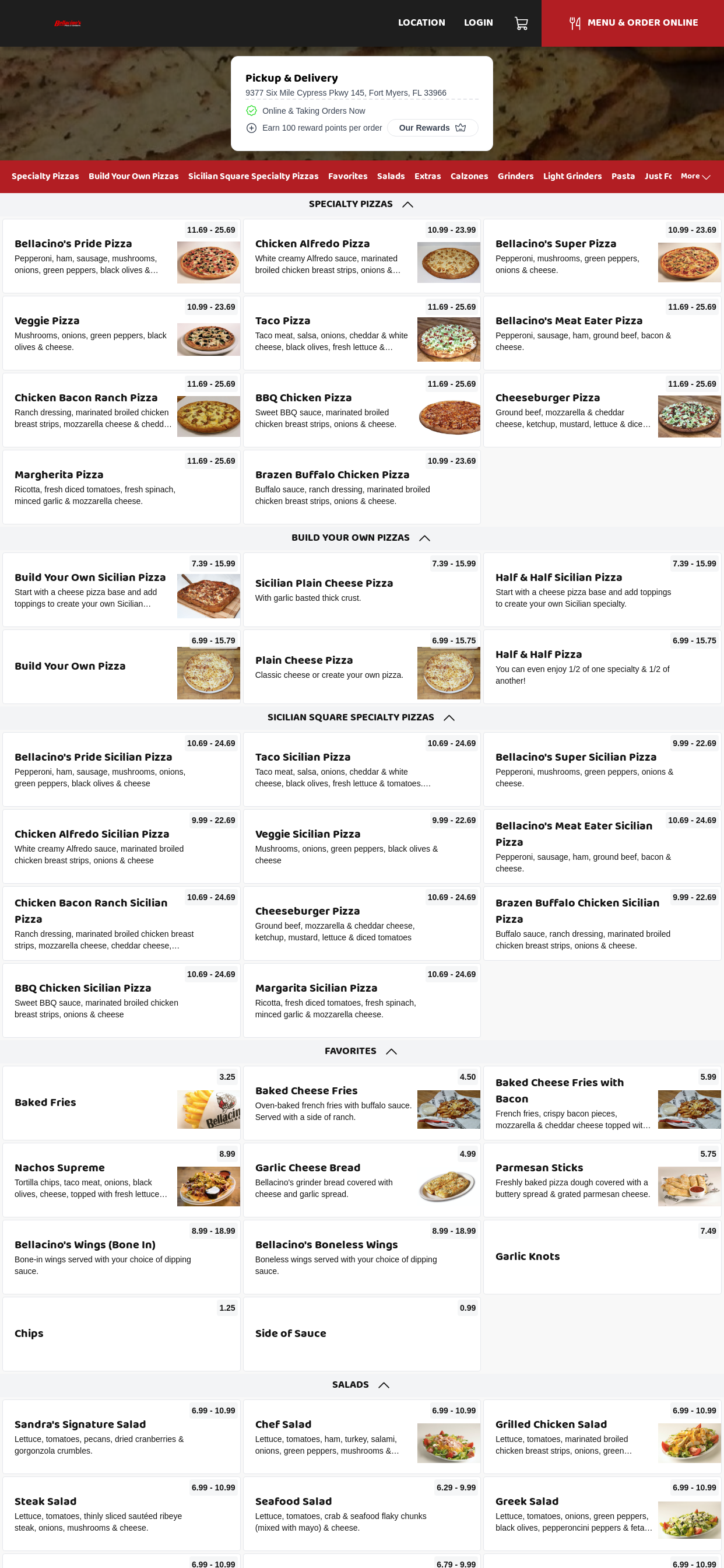 Bellacino's Pizza & Grinders