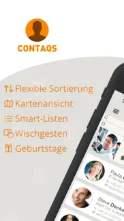 contaqs - der kontaktmanager iphone bildschirmfoto 1