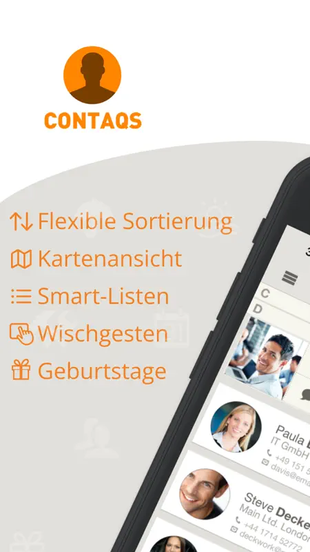 Contaqs - der Kontaktmanager screenshot 1 of 5