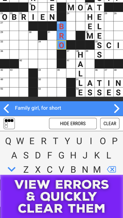 Classic Crossword Games Screenshot