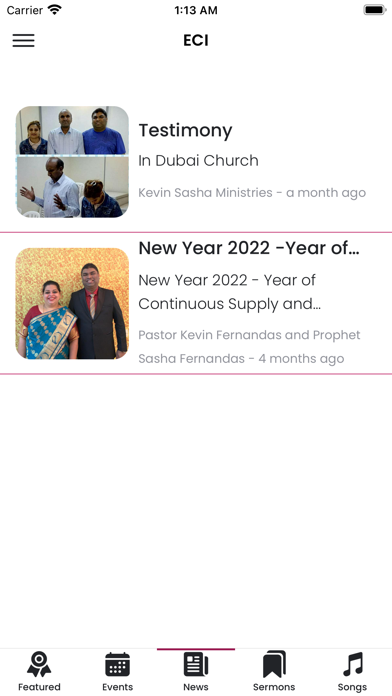 The Anglican Church App Screenshot