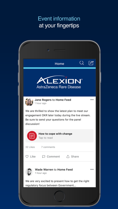 Alexion Events Screenshot