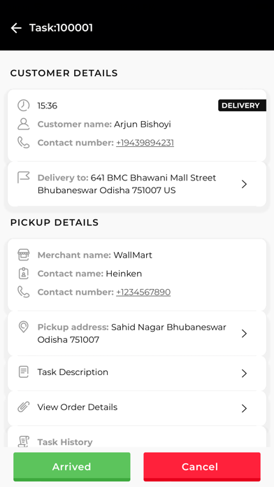 Supply Grocery Driver Screenshot