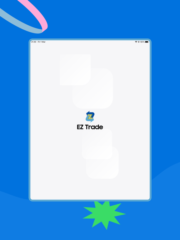 EZ Trade iPad screenshot 1