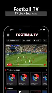 football tv live - streaming iphone screenshot 1