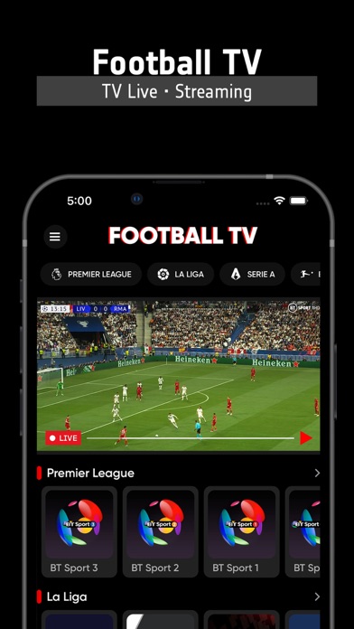 Football TV Live - Streaming Screenshot