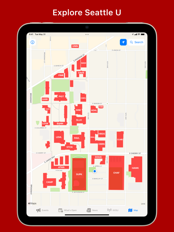 SU Campus iPad screenshot 5 - Education app