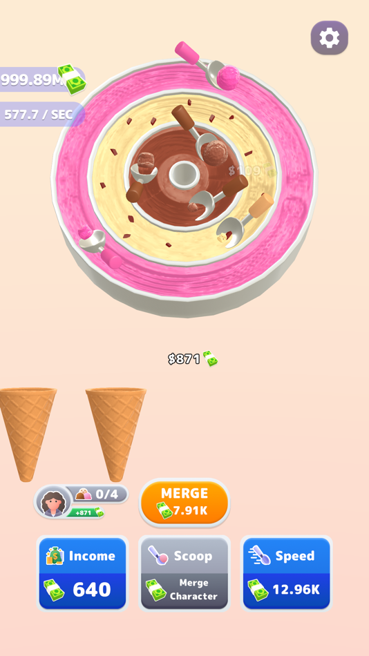 #3. Ice Cream Clicker! (iOS) 由: UNCOSOFT