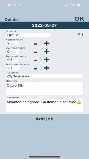 Daily Timesheets screenshot 1