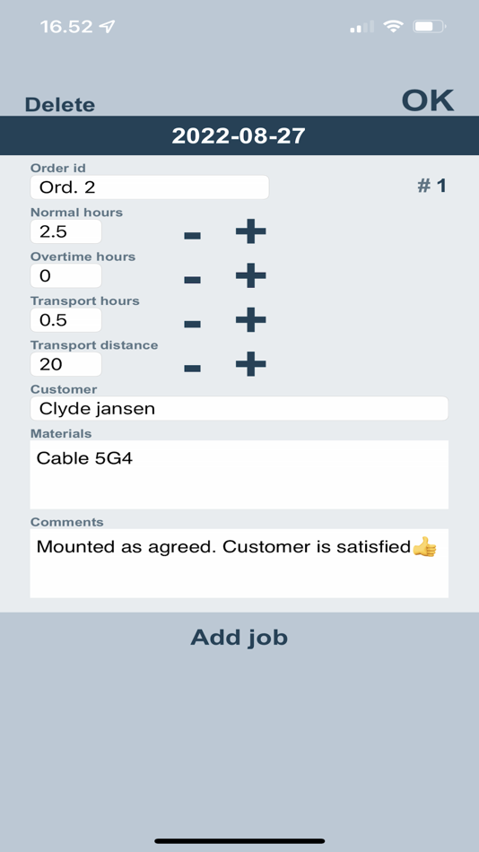 #1. Daily Timesheets (iOS) 由: Tommy Hass