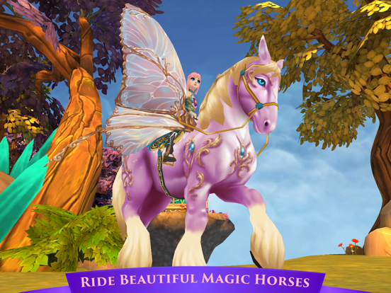 Horse Riding Tales: Wild Games iPad app afbeelding 2