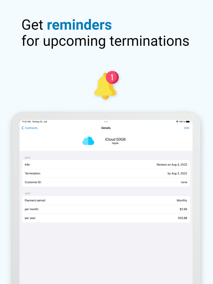 Contrax - Subscription Manager