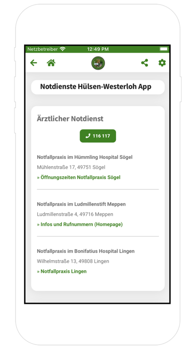 Hülsen-Westerloh App Screenshot