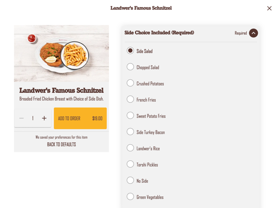 Cafe Landwer iPad screenshot 4 - Food & Drink app