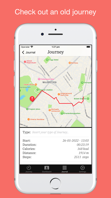 AJourney Privacy First Fitness Screenshot