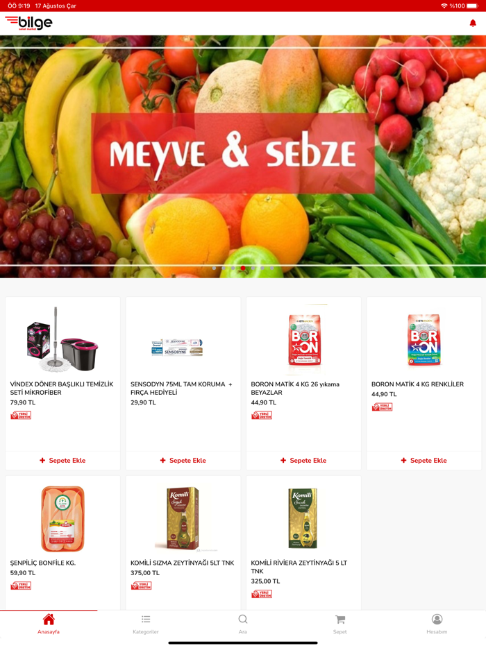 Bilgemar - Online Market