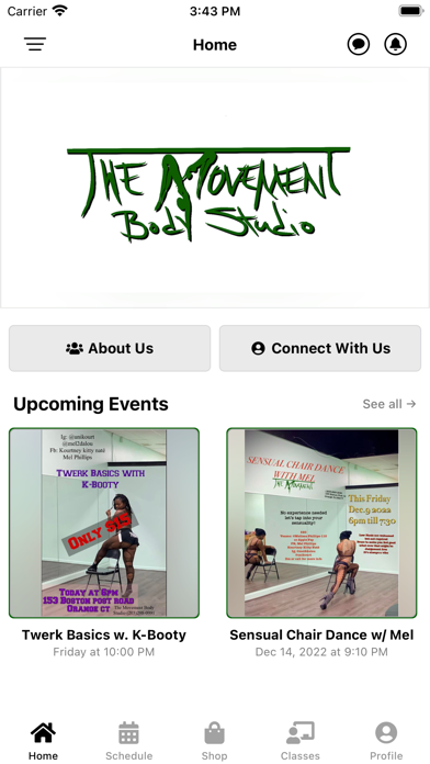 The Movement Body Studio Screenshot
