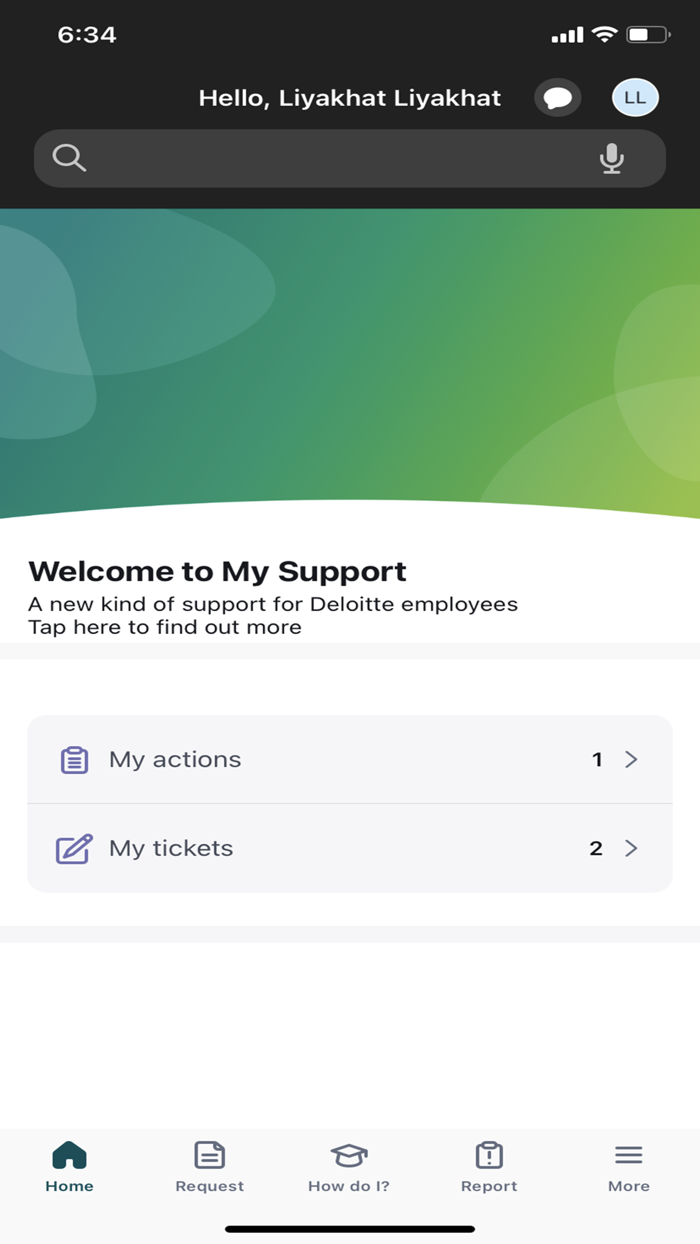Deloitte My Support app