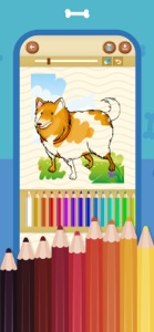 Dogs Coloring Book Collection screenshot #4 for iPhone