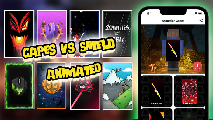 MCPE Animate Capes Minecraft