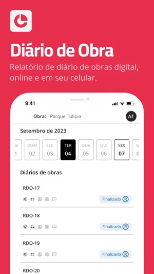 Diário de Obra screenshot 1