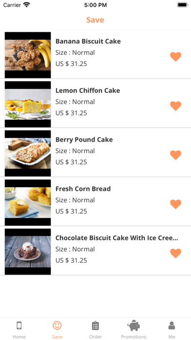 Online Bakery Shop Screenshot