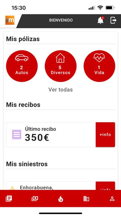 Red Mediaria Seguros Screenshot
