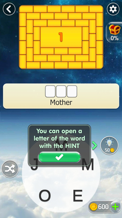 Word Fun Fact (WFF) Word Game Screenshot
