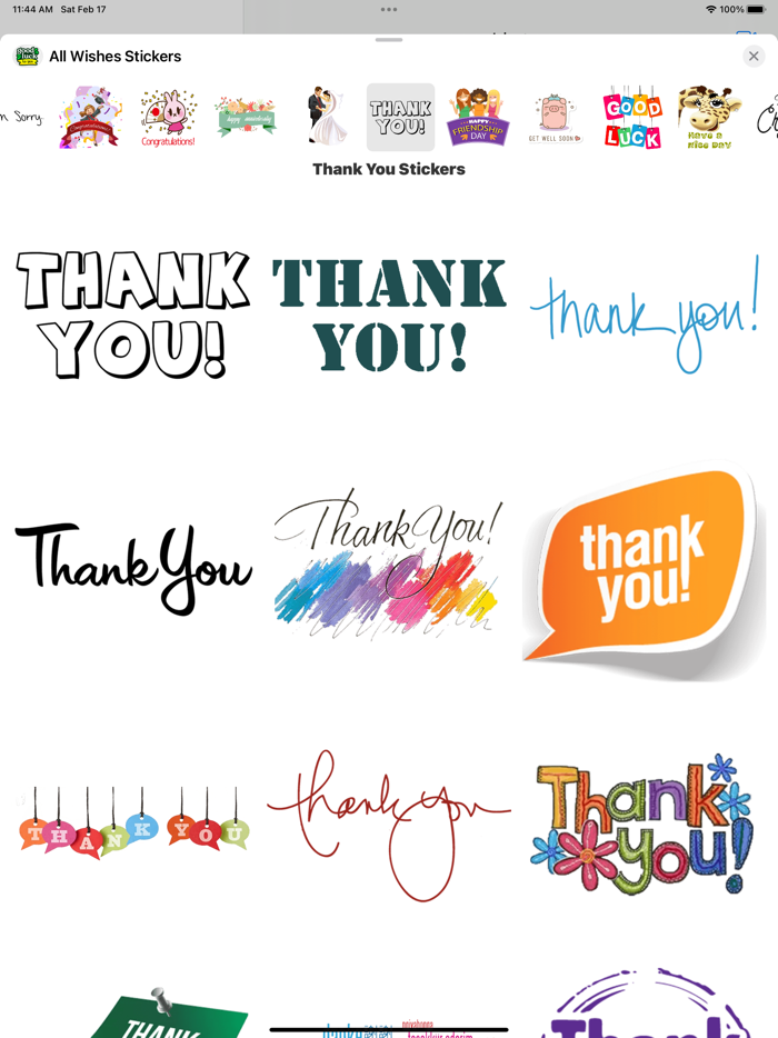 Daily All Wishes Stickers