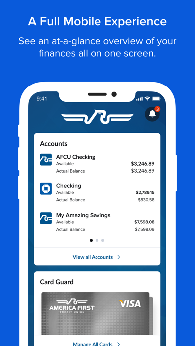 America First Credit Union Screenshot
