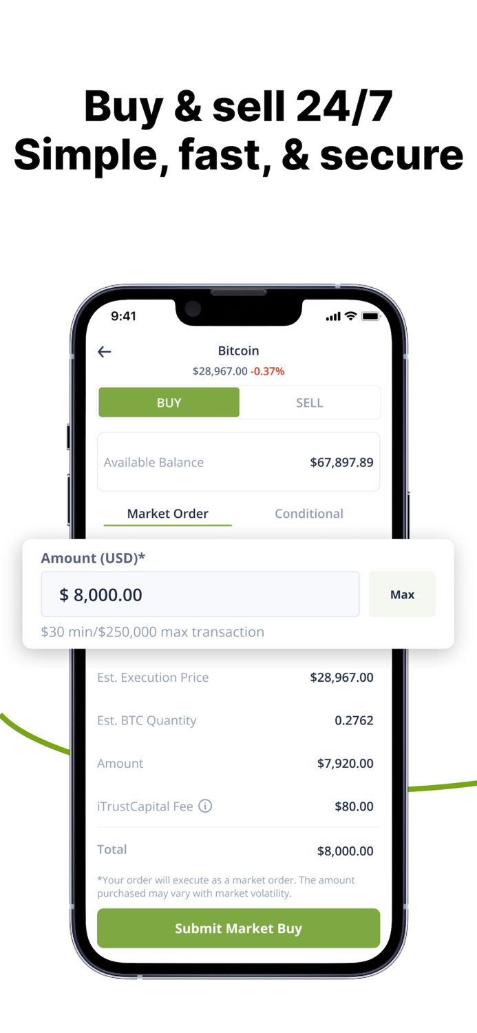 iTrustCapital Your Crypto IRA