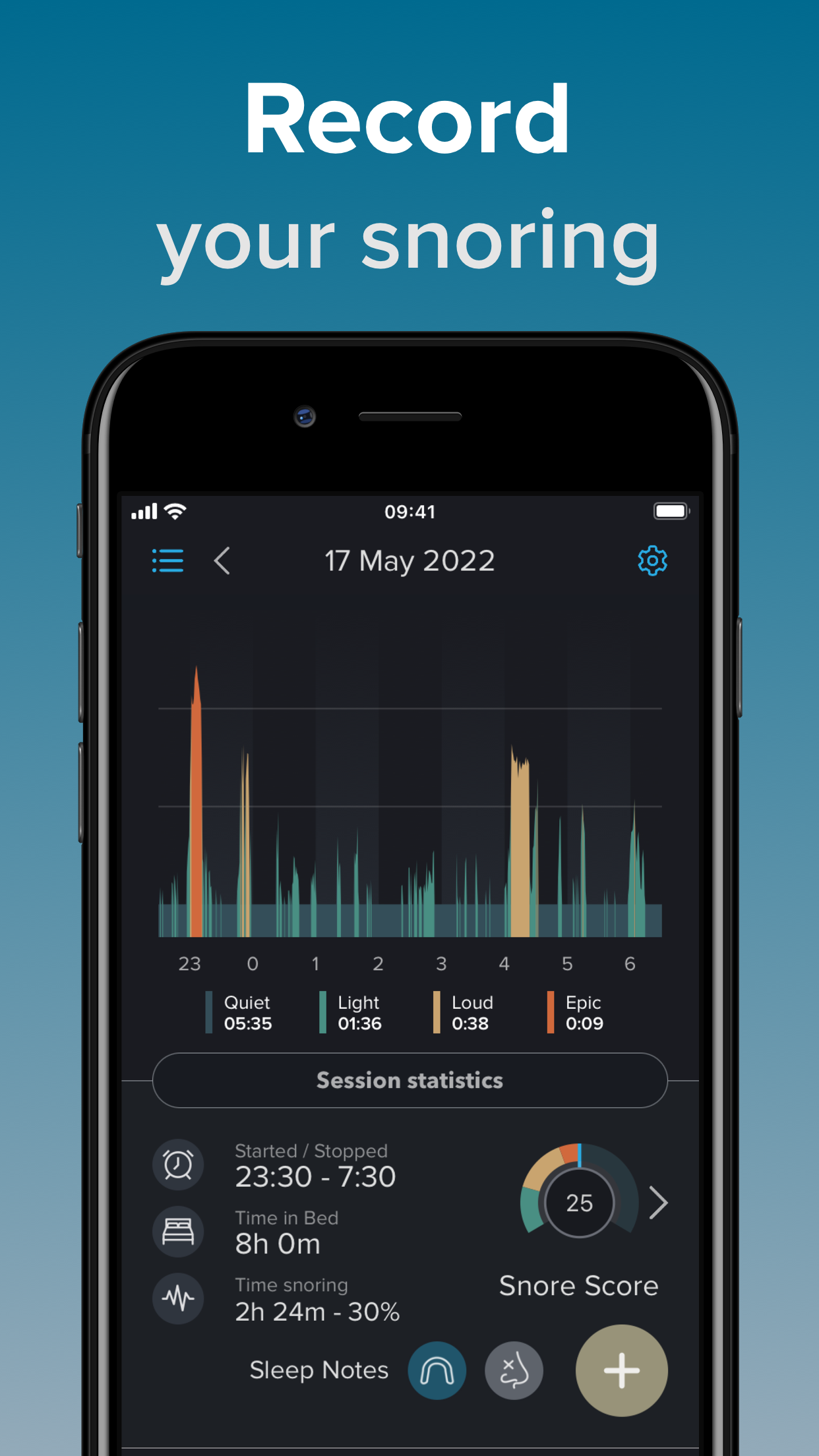 SnoreLab : Record Your Snoring