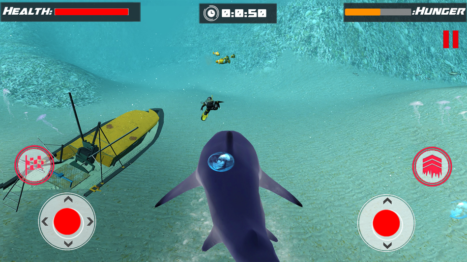 #1. White Shark Sim : Great Attack (iOS) 由: OZITECH - GAMES