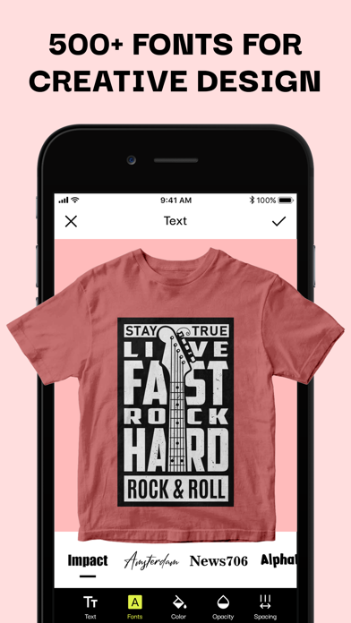 Mockup creator: Shirt designer Screenshot
