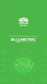 MCB Islamic Biometric App screenshot