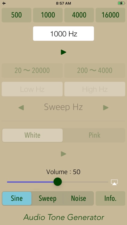 Audio Tone Generator Lite screenshot-0