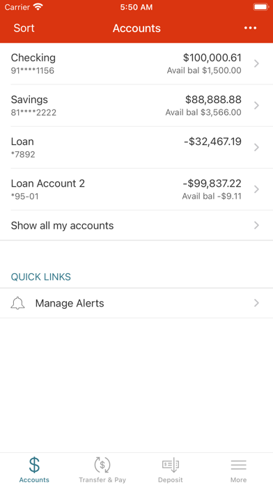Panacea Mobile Banking Screenshot