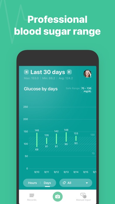 Blood Sugar Log - Diabetes log Screenshot