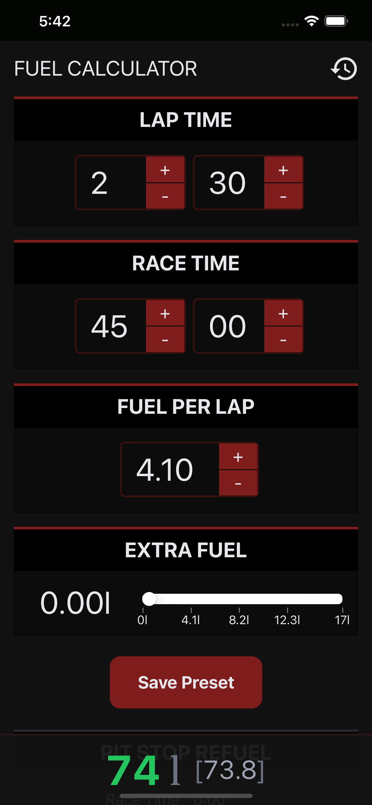 Fuel Calculator planner