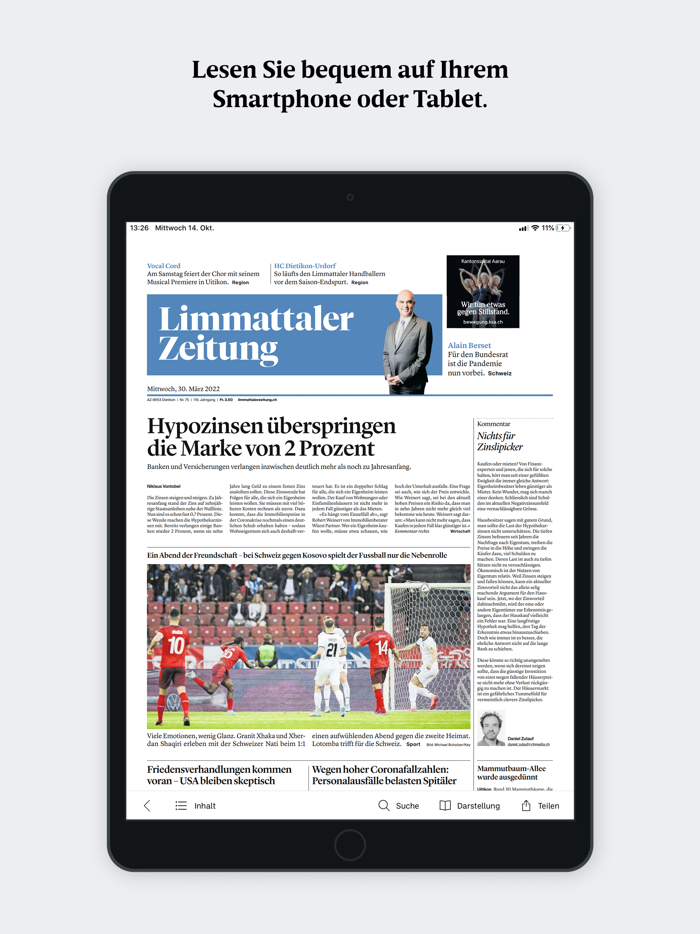 Limmattaler Zeitung E-Paper