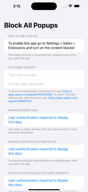 ‎Block All Popups Screenshot